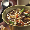 Garlic-Ginger Beef & Noodle Soup